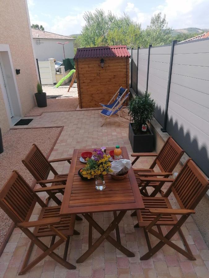 Laveyron Charmant Appartement T2 Dans Villa Avec En Supplement Spa Exterieur De Mai A Septembre מראה חיצוני תמונה